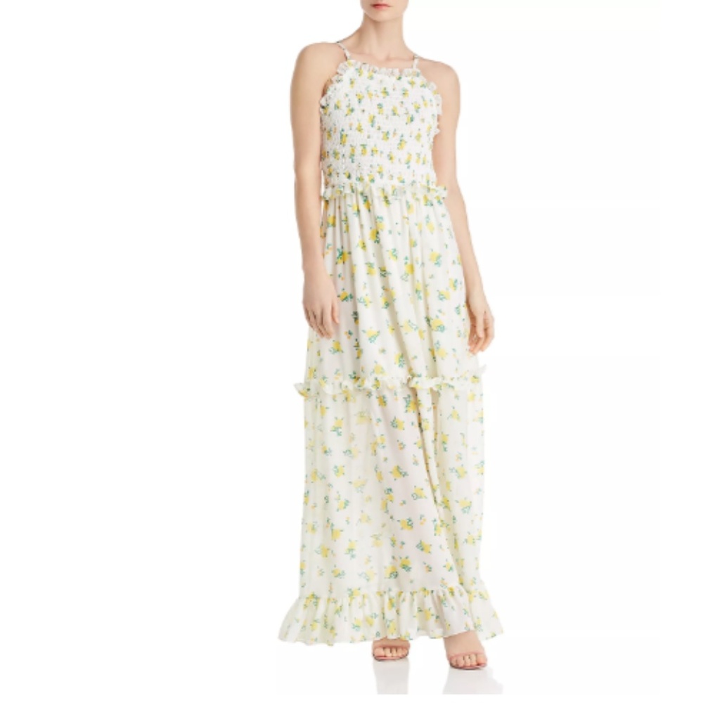 Betsey Johnson Marigold Ruffle Tiered Maxi Dress - Picture 7 of 8